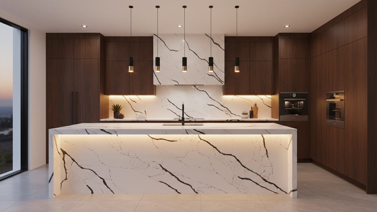 The Architect's Guide to Bookmatching: Creating Seamless Patterns with Quartz Slabs